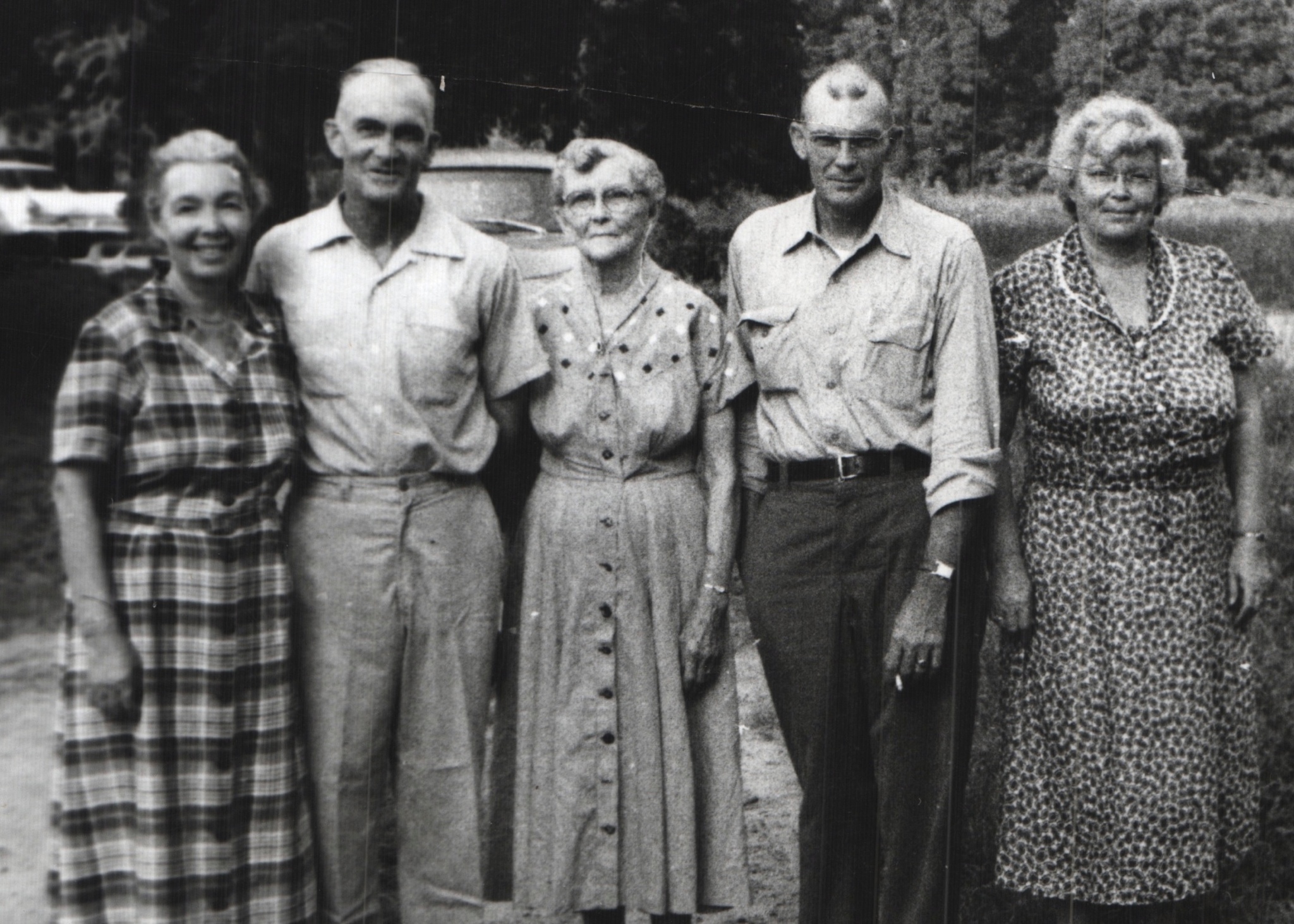 Blanche Walter and her four children